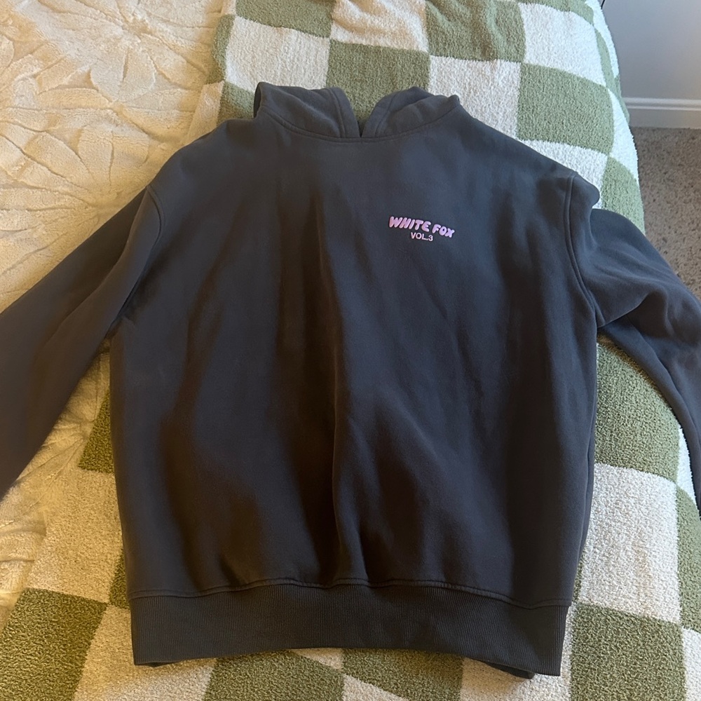White Fox charcoal Sweatset duo